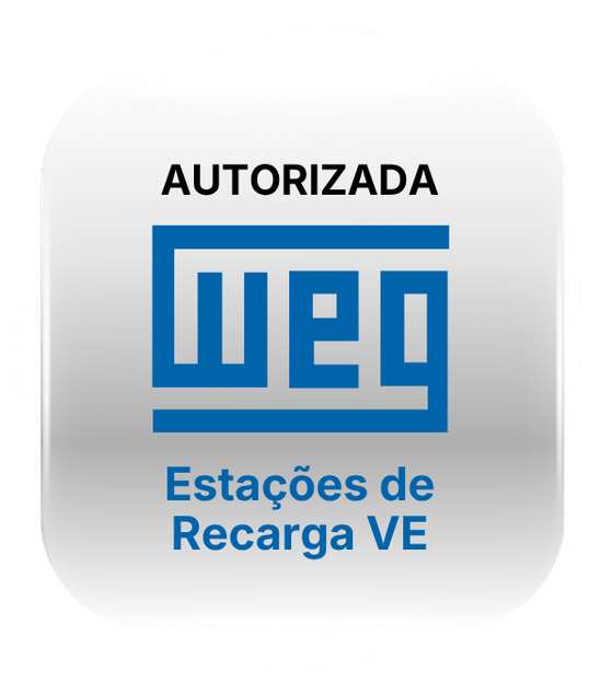 Selo Autorizada WEG Estações de Recarga VE